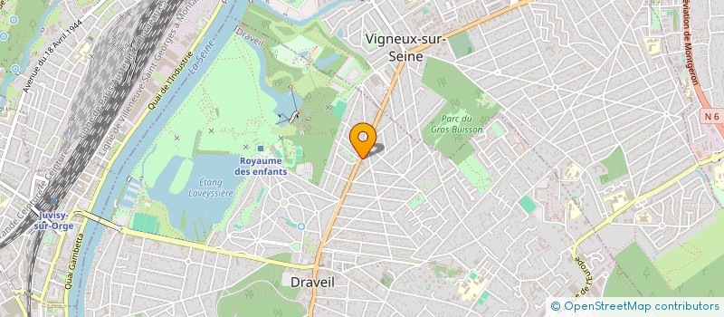 localisation de l'entreprise DMGI à DRAVEIL
