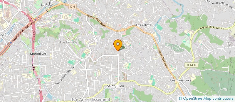 localisation de l'entreprise DMGM à MARSEILLE