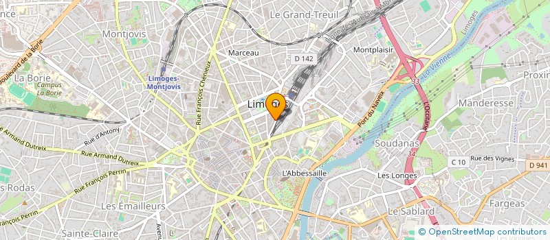 localisation de l'entreprise DMGS TRADING à LIMOGES