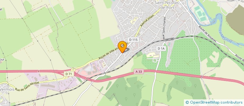 localisation de l'entreprise DMH  SAINT-NICOLAS-DE-PORT