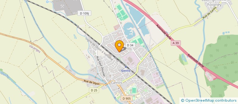 localisation de l'entreprise DMH à GENLIS