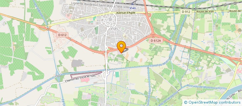 localisation de l'entreprise DMH  VIAS