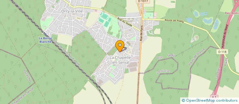 localisation de l'entreprise DMH  LA CHAPELLE-EN-SERVAL
