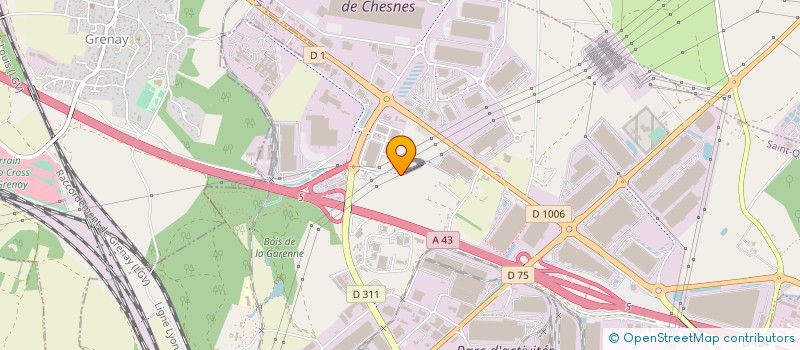 localisation de l'entreprise DMH EXPRESS à SAINT-QUENTIN-FALLAVIER