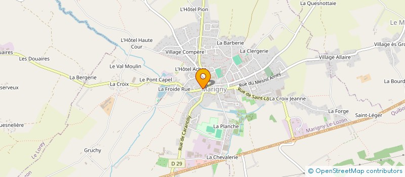 localisation de l'entreprise DMH LOCATION  MARIGNY-LE-LOZON