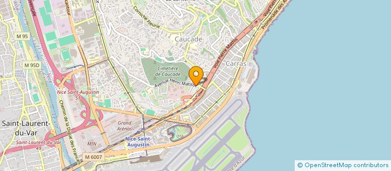 localisation de l'entreprise DMH PRO à NICE