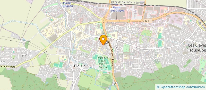 localisation de l'entreprise DMH SECURITE  PLAISIR