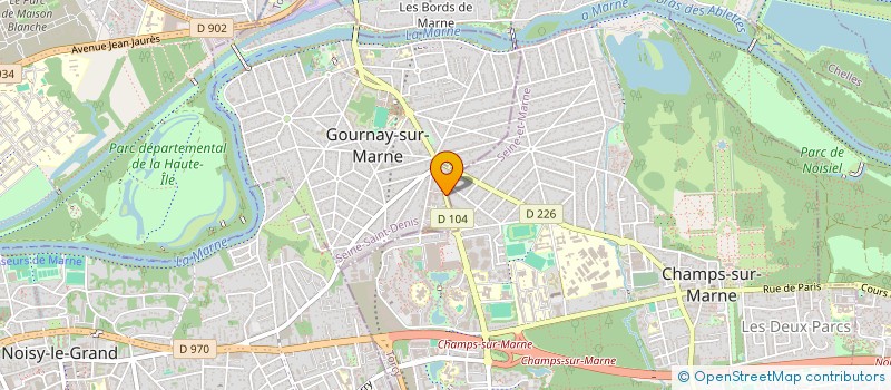 localisation de l'entreprise DMHAIR à GOURNAY-SUR-MARNE