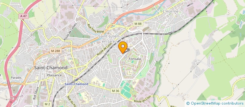 localisation de l'entreprise DMHIS (DATAMINING-HEALTHCARE-INFORMATION SYSTEM) à SAINT-CHAMOND