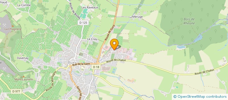 localisation de l'entreprise DMHR GROUPE  BUXY