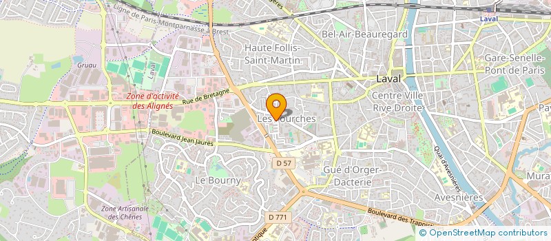localisation de l'entreprise DMHRF à LAVAL