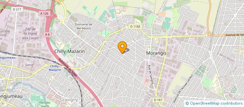 localisation de l'entreprise DMI à MORANGIS