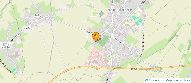 localisation de l'entreprise DMI  FRIVILLE-ESCARBOTIN
