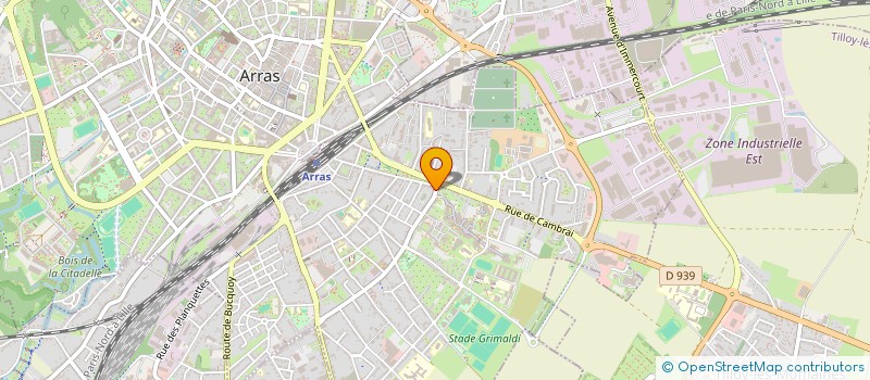 localisation de l'entreprise DMIR à ARRAS