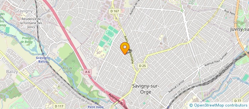 localisation de l'entreprise DMJ  SAVIGNY-SUR-ORGE