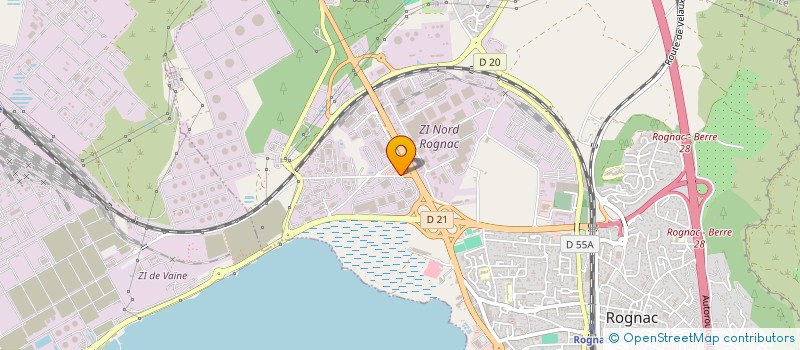 localisation de l'entreprise DMJ à MARIGNANE