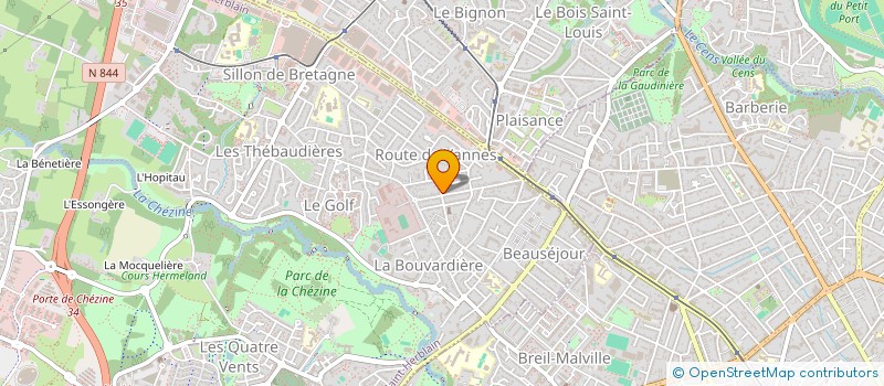 localisation de l'entreprise DMJ CHEVRIER  SAINT-HERBLAIN