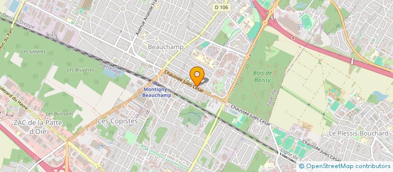 localisation de l'entreprise DMJ ELEC  TAVERNY