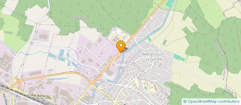 localisation de l'entreprise DMJ FINANCES à BETTANCOURT-LA-FERREE