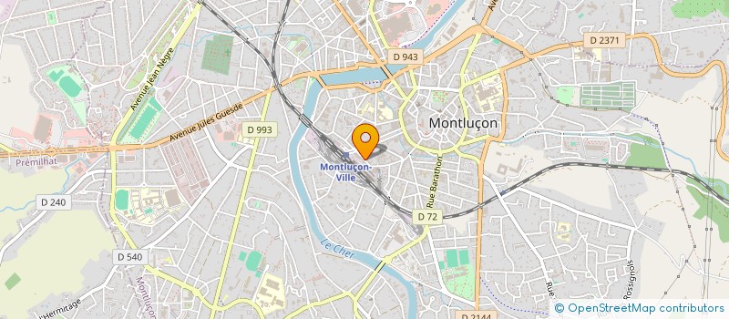 localisation de l'entreprise DMJ IMMOBILIER à MONTLUCON