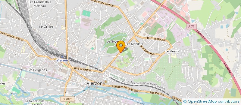 localisation de l'entreprise DMJ PRESSE à VIERZON