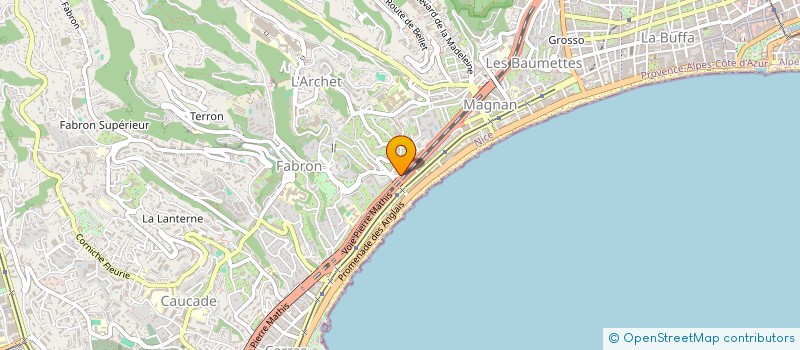 localisation de l'entreprise DMJC  NICE