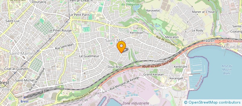 localisation de l'entreprise DMJM  BREST