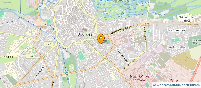 localisation de l'entreprise DMJP  BOURGES