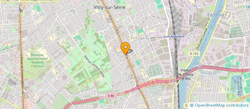 localisation de l'entreprise DMK  VITRY-SUR-SEINE