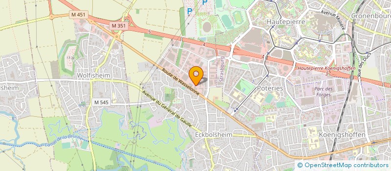 localisation de l'entreprise DMK-A  ECKBOLSHEIM