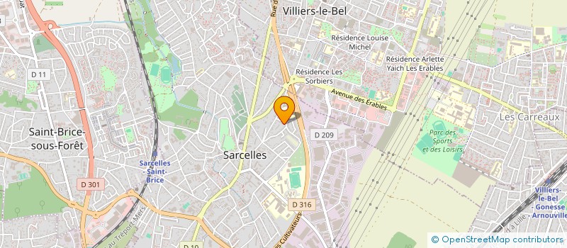 localisation de l'entreprise DMKB  SARCELLES