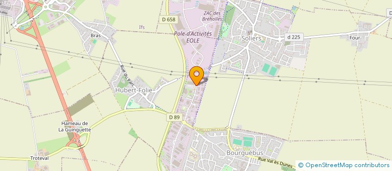 localisation de l'entreprise DML à BOURGUEBUS