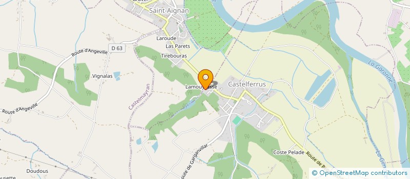 localisation de l'entreprise DML  CASTELFERRUS