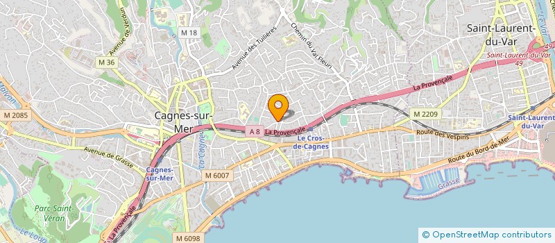 localisation de l'entreprise DML BATI06 RENOV à CAGNES-SUR-MER
