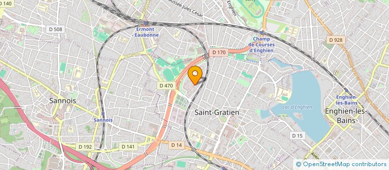 localisation de l'entreprise DML CAR'S  SAINT-GRATIEN