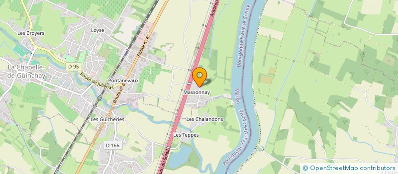 localisation de l'entreprise DML CARRELAGE  LA CHAPELLE-DE-GUINCHAY