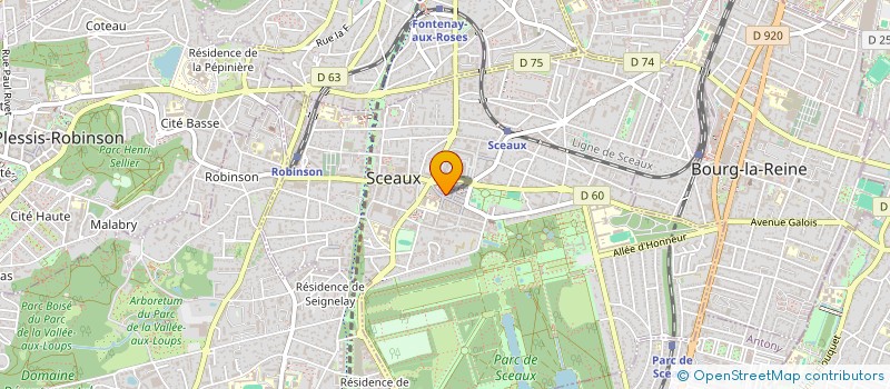 localisation de l'entreprise DML CONSULTING à SCEAUX