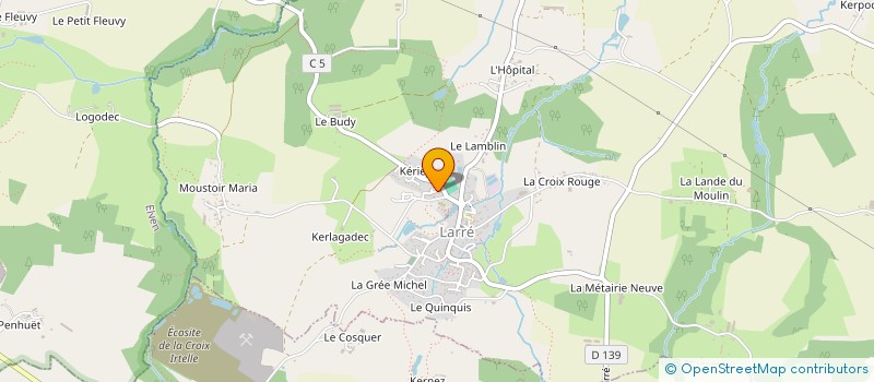 localisation de l'entreprise DML PEINTURE à LARRE