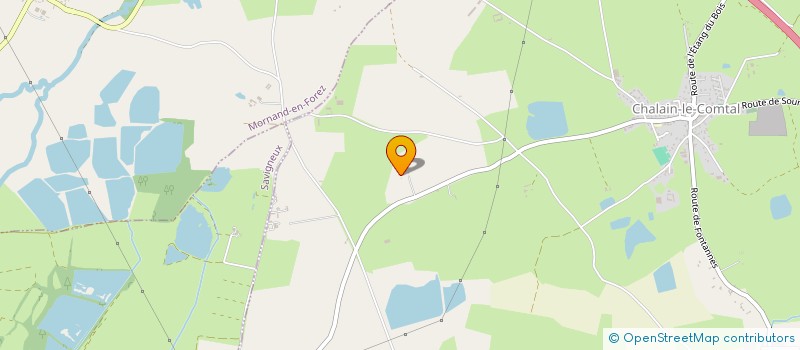 localisation de l'entreprise DML PRESTATIONS  CHALAIN-LE-COMTAL