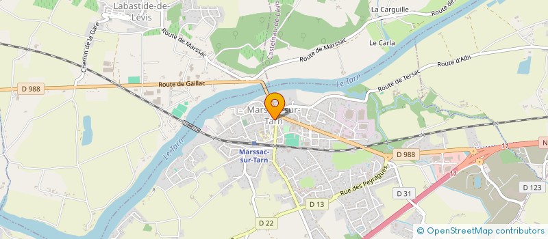 localisation de l'entreprise DML3  MARSSAC-SUR-TARN