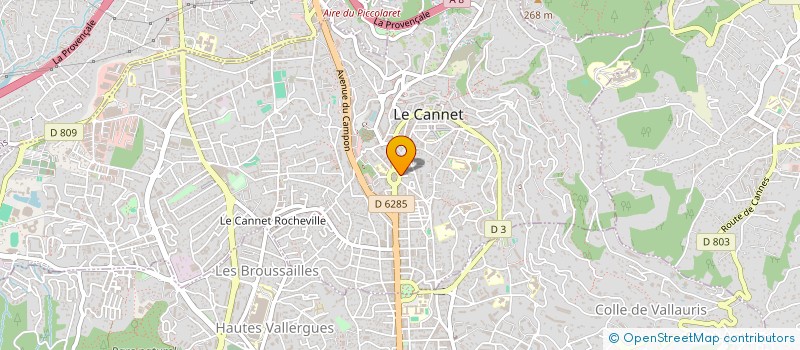 localisation de l'entreprise DMLB à LE CANNET