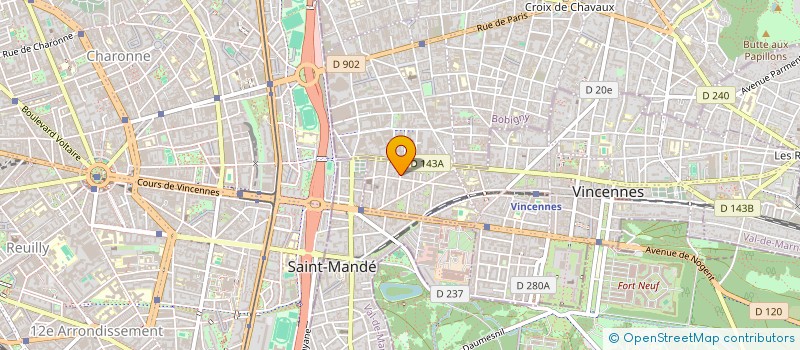 localisation de l'entreprise DMLN CONSEIL à VINCENNES