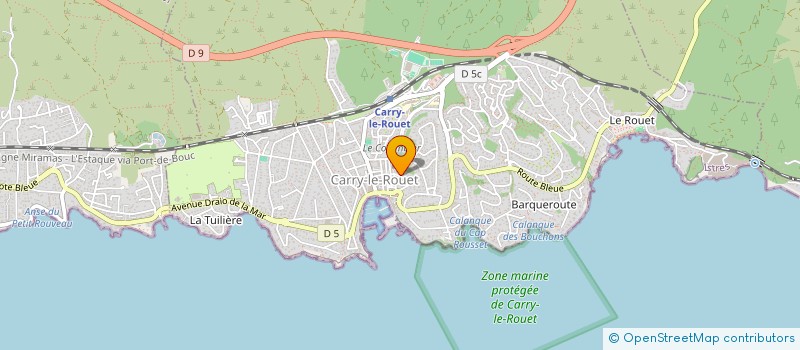 localisation de l'entreprise DMM  CARRY-LE-ROUET