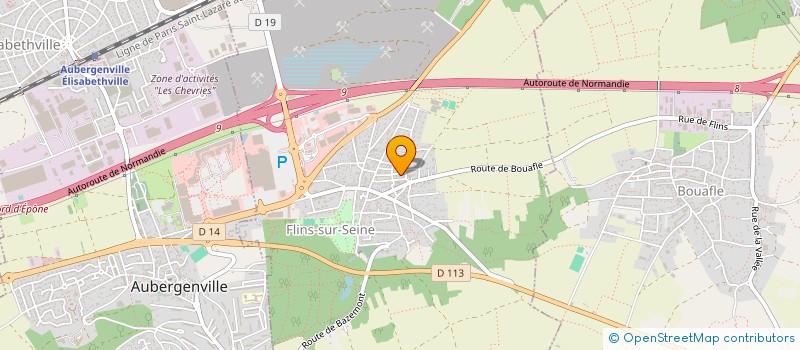 localisation de l'entreprise DMM  FLINS-SUR-SEINE