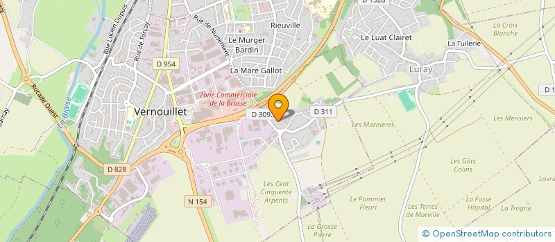 localisation de l'entreprise DMM à VERNOUILLET