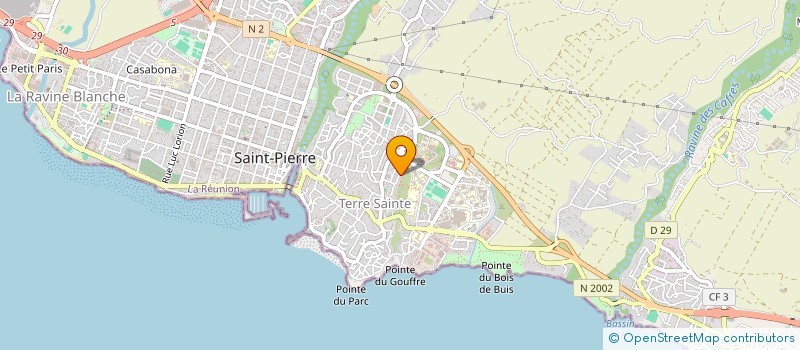 localisation de l'entreprise DMM GEODETECTION à SAINT-PIERRE