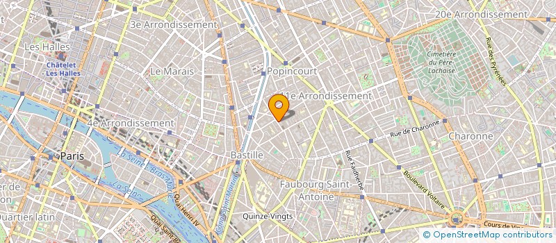 localisation de l'entreprise DMM PROD  PARIS