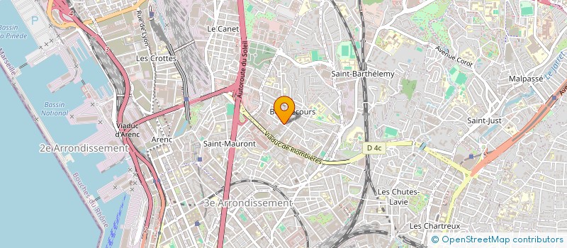 localisation de l'entreprise DMMC (DONNE MOI MA CHANCE)  MARSEILLE