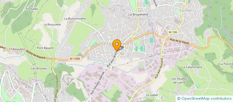 localisation de l'entreprise DMMFT SARL  LA TALAUDIERE