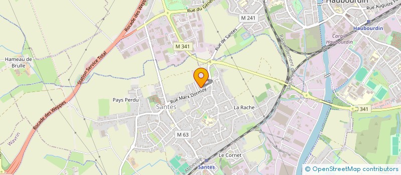 localisation de l'entreprise DMMR  SANTES